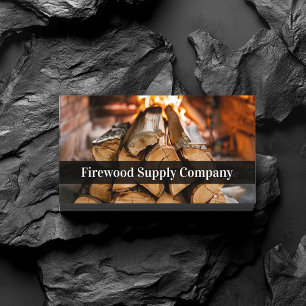 Affärskort för Firewood Supply Company Visitkort