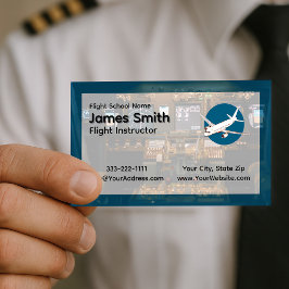 Affärskort för flyginstruktörernas Professionell Visitkort