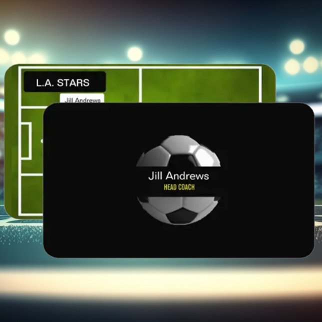 affärskort för fotboll visitkort (Skapare uppladdad)