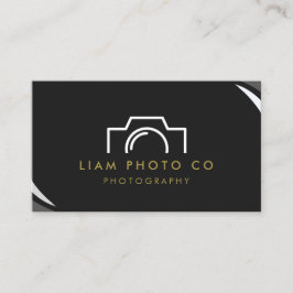 Affärskort för fotografi - minimalistisk fotograf visitkort
