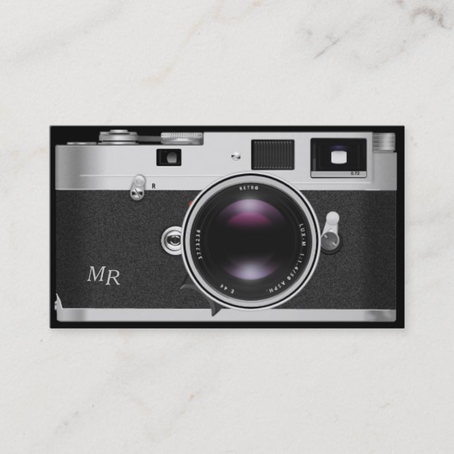 Affärskort för fotografi visitkort (Framsida)