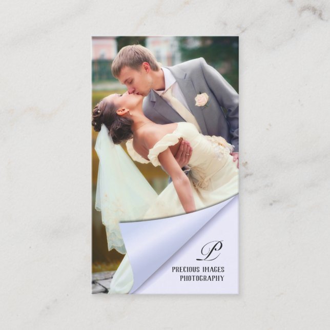 Affärskort för fotografi visitkort (Framsida)