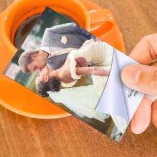 Affärskort för fotografi visitkort