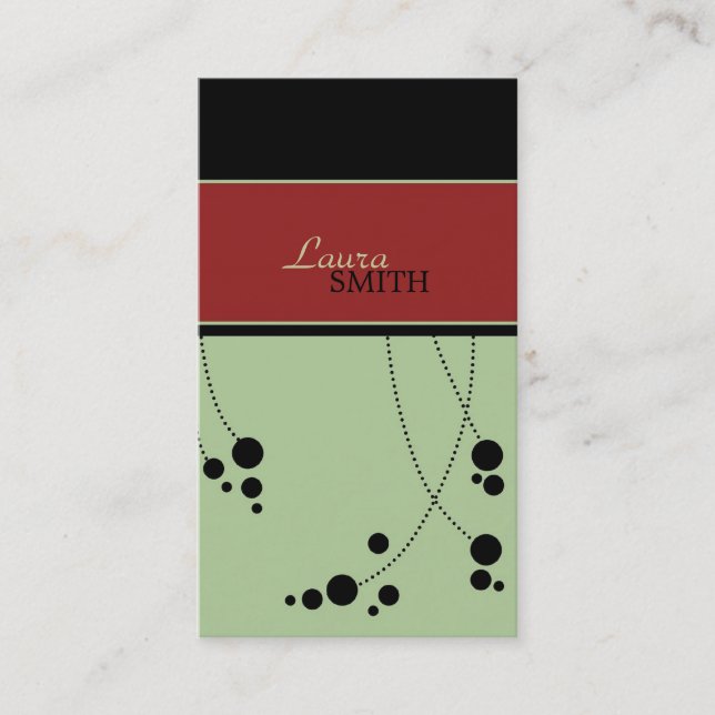 Affärskort för funkyar visitkort (Framsida)