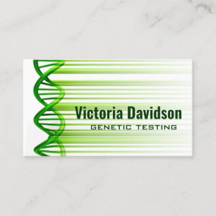 Affärskort för Genetic Testing/DNR Center Visitkort