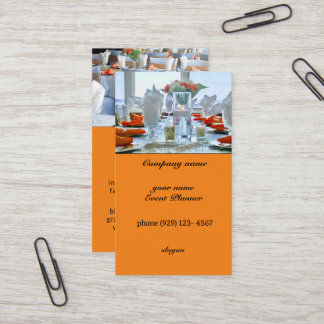 affärskort för händelseplanering visitkort