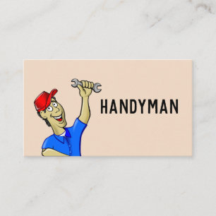 AFFÄRSKORT FÖR handyman-MEKANISK PLUMBER Visitkort
