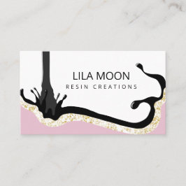 Affärskort för hartskonst visitkort