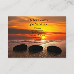 Affärskort för Health Spa Services Visitkort