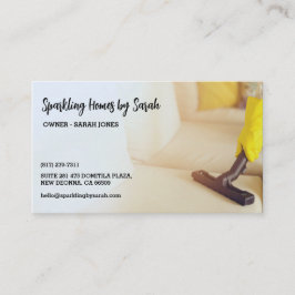 affärskort för hemtjänst som städning  för husreng visitkort