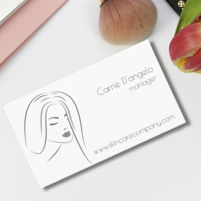 Affärskort för hudvårdsansvarig visitkort (skincare profession business card)