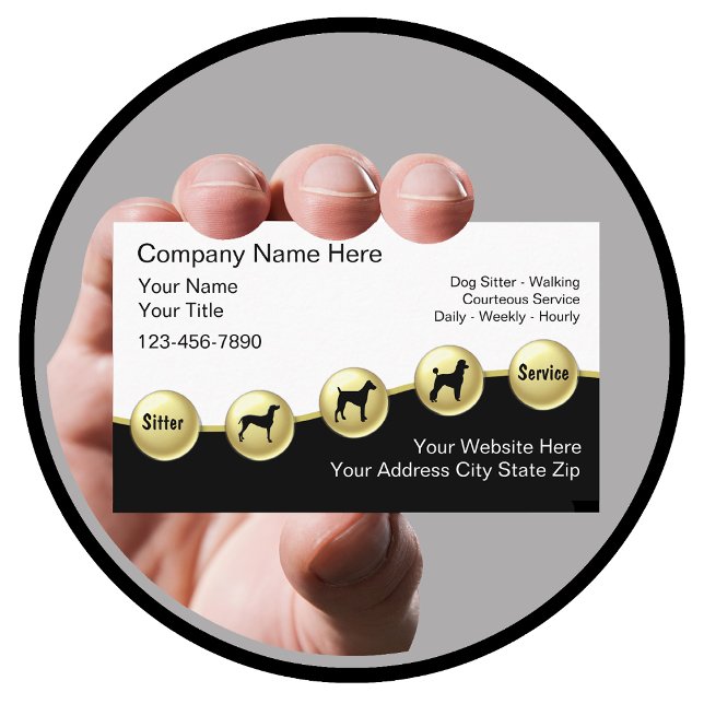 Affärskort för hund visitkort (Skapare uppladdad)