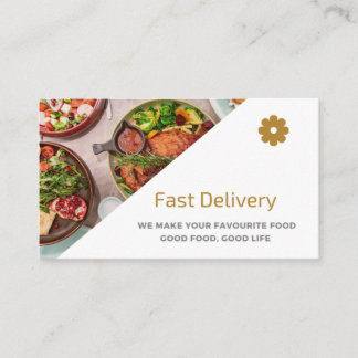 Affärskort för huvudklass - Restaurang Visitkort