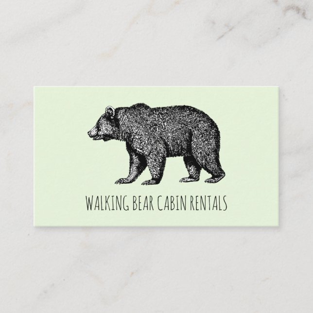 Affärskort för kabinhyror visitkort (Framsida)