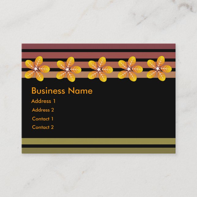 Affärskort för Knubbig av blöt jord, snö Visitkort (Framsida)