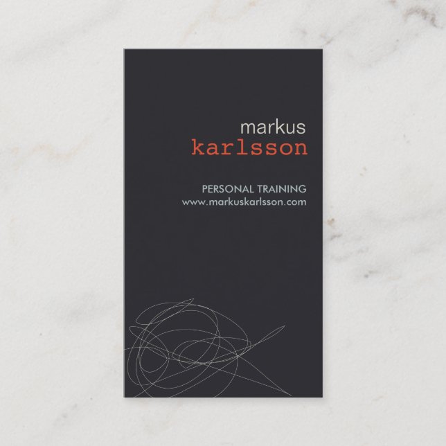 AFFÄRSKORT FÖR KONSTRUKTIONSCRIBBLE nr 2 Visitkort (Framsida)