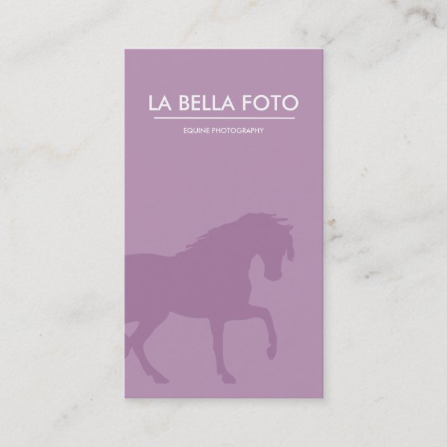 Affärskort för lantbrukare, affärskort för hästträ visitkort (Framsida)