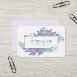 Affärskort för Lavender Professionell Visitkort
