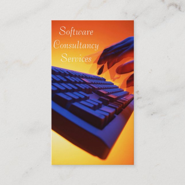 Affärskort för leverantör visitkort (Framsida)