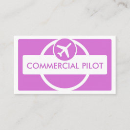 affärskort för lila vit enkel anpassningsbar visitkort