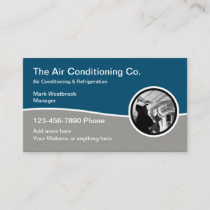 Affärskort för Luft-konditionering och reparation Visitkort