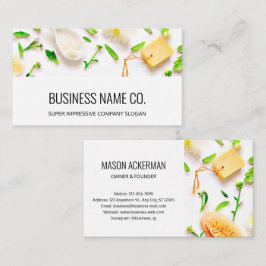 Affärskort för massabehandling - ren design visitkort