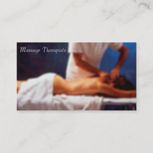 Affärskort för massage visitkort