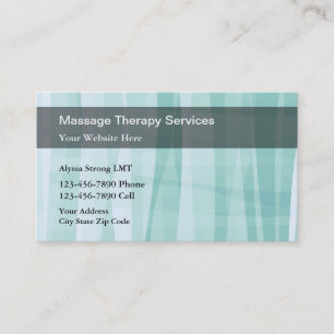Affärskort för massage visitkort