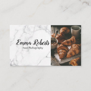 Affärskort för matfotografi, Bloggare Kitchen Visitkort