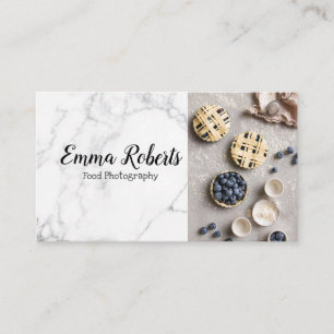 Affärskort för matfotografi, Bloggare Kitchen Visitkort