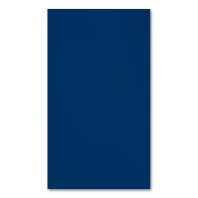 Affärskort för Midnight Blue-Anpassningsbar Magnetiska Visitkort (Framsida vertikal)