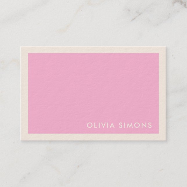 Affärskort för minimalistisk Professionell Visitkort (Framsida)