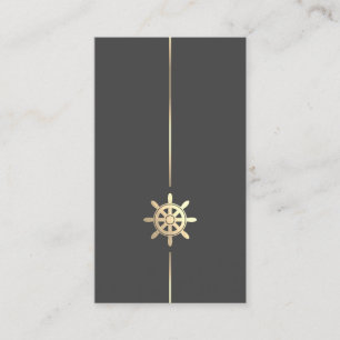 Affärskort för minsta Fraktas-Guld--Logotyp Visitkort