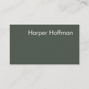 Affärskort för minsta Professionell för marin Grön Visitkort