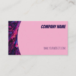 Affärskort för minsta QR-blå lila rosa Visitkort