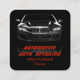 Affärskort för Mobile Auto Detection Service Fyrkantigt Visitkort