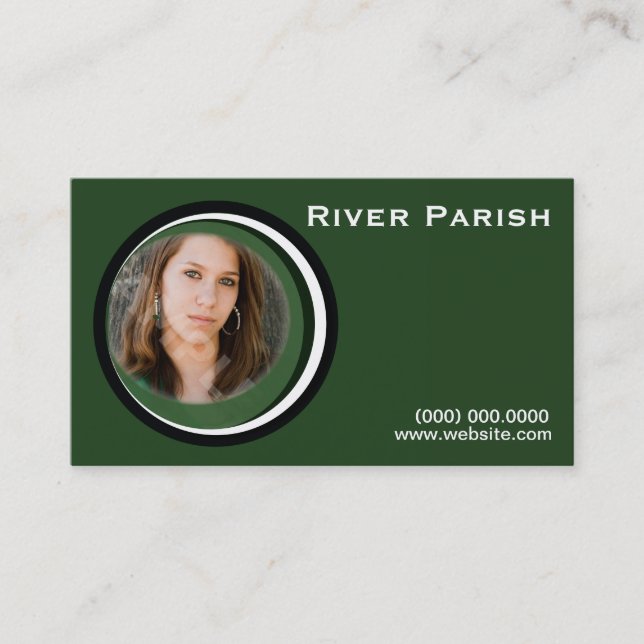 Affärskort för modellagringshögtalare visitkort (Framsida)