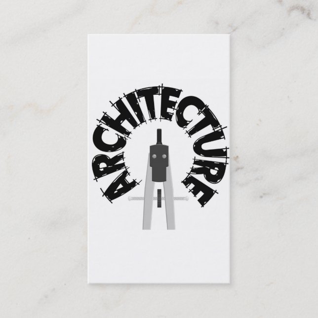 Affärskort för modern arkitektur visitkort (Framsida)