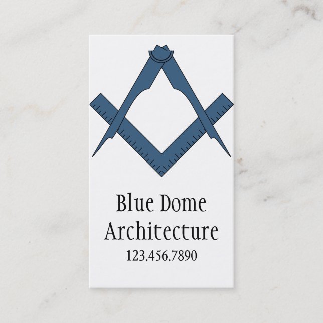 Affärskort för modern arkitektur visitkort (Framsida)