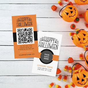 Affärskort för modern Halloween-rabattkod Visitkort