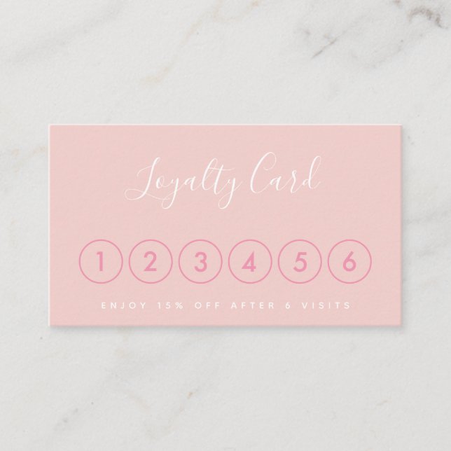 Affärskort för modern  ro-benhård lojalitet visitkort (Framsida)