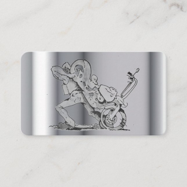 Affärskort för motorcykelreparation visitkort (Framsida)