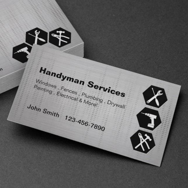 affärskort för ombyggnad av handyman visitkort (Skapare uppladdad)