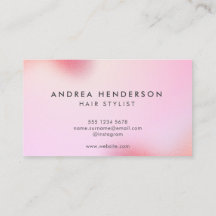 Affärskort för ordningsluftsStylist, Hair Salon