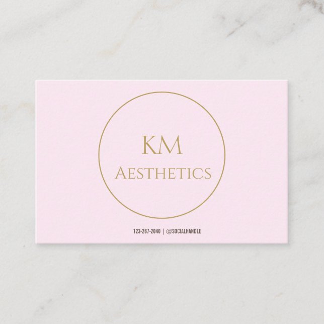 Affärskort för påfyllning av eftervård visitkort (Framsida)