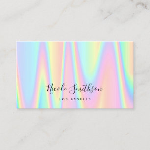 affärskort för pastel färg-design visitkort