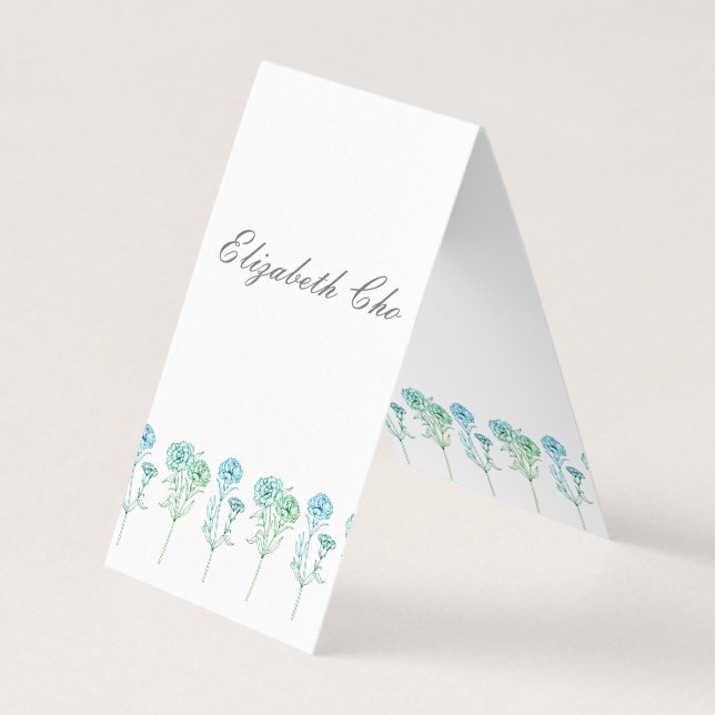 Affärskort för Personlig Visitkort (Framsida)