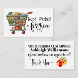 AFFÄRSKORT FÖR PERSONSKÖPPARE VISITKORT