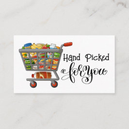 AFFÄRSKORT FÖR PERSONSKÖPPARE VISITKORT