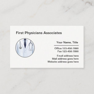 Affärskort för Physician Doktor Office Visitkort